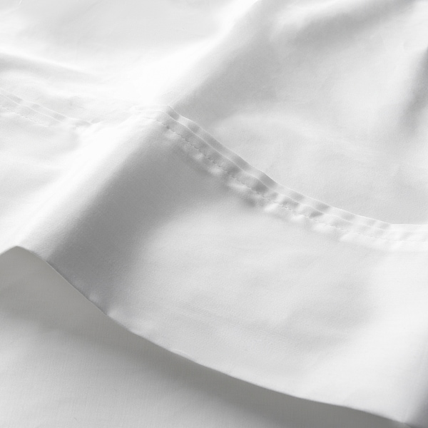 IKEA NATTJASMIN flat sheet, Queen White, Ikea Ireland | 5479GTCWL