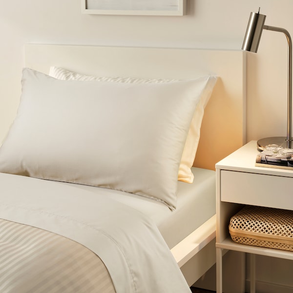 IKEA NATTJASMIN flat sheet, Twin Light Beige, Ikea Ireland | 1206JHBAP