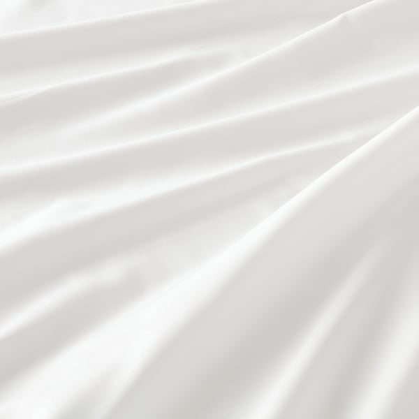 IKEA NATTJASMIN flat sheet, Twin White, Ikea Ireland | 9620BYLHV