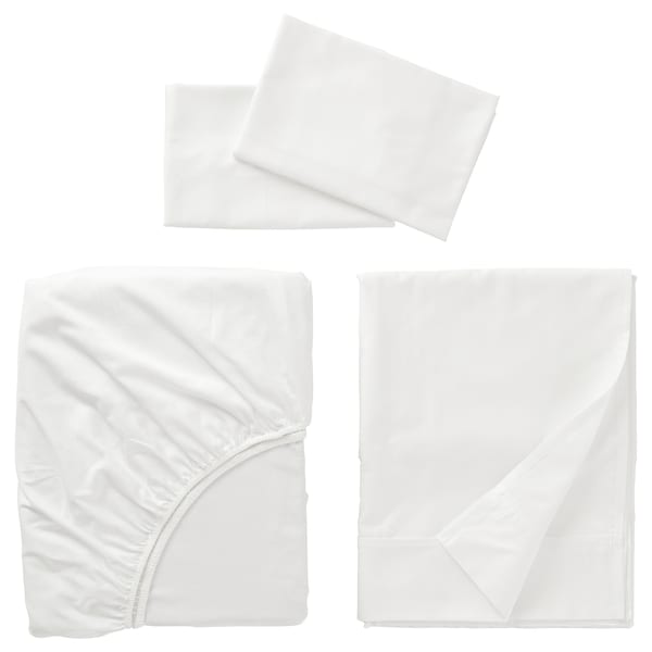 IKEA NATTJASMIN sheet set, King White, Ikea Ireland | 9245GMTAD