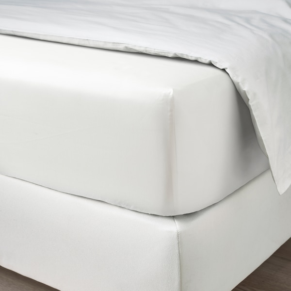 IKEA NATTJASMIN sheet set, Queen White, Ikea Ireland | 5214ERSGZ
