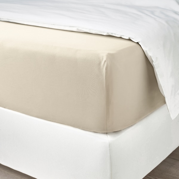 IKEA NATTJASMIN sheet set, Twin Light Beige, Ikea Ireland | 5693VBDRT