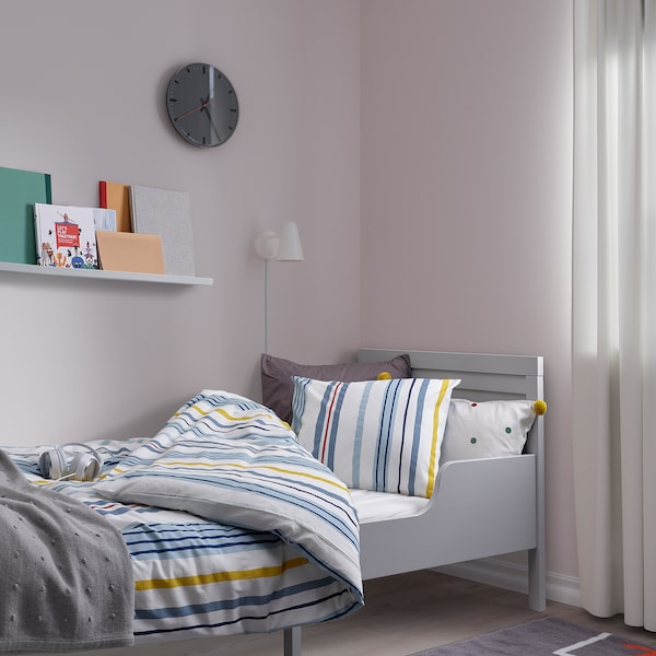 IKEA NATTSLÄNDA duvet cover and pillowcase(s), Twin Stripe Pattern / Multicolor, Ikea Ireland | 1326ZFQHI