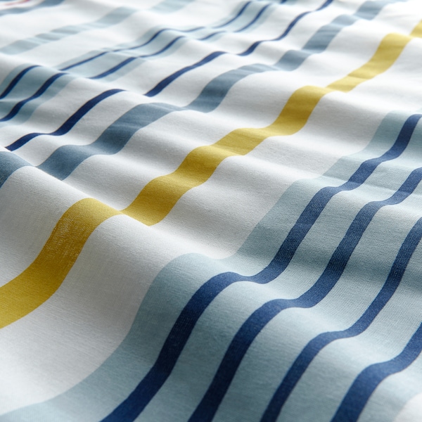 IKEA NATTSLÄNDA duvet cover and pillowcase(s), Twin Stripe Pattern / Multicolor, Ikea Ireland | 1326ZFQHI