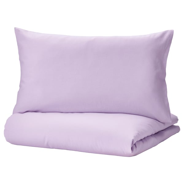 IKEA NATTSVÄRMARE duvet cover and pillowcase(s), Twin Lilac, Ikea Ireland | 4731EDTRC