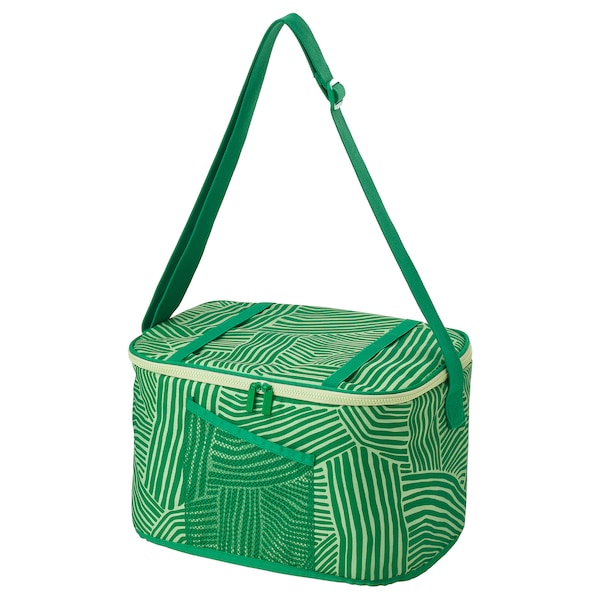 IKEA NÄBBFISK cooler bag, patterned/green, 14 ¼x10 ¼x8 ¾ in, Ikea Ireland | 6972UXRCY
