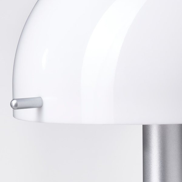 IKEA NÖDMAST LED portable lamp, battery operated, white/black, 10 ¼ in, Ikea Ireland | 2916GIYJR