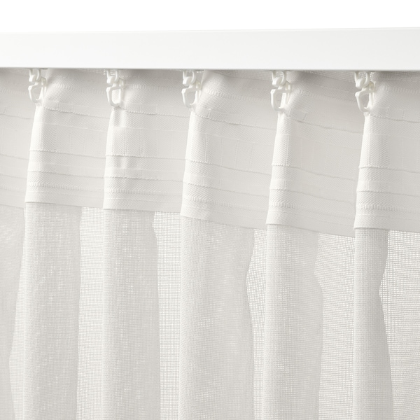 IKEA ÄNGSFRYLE sheer curtain, 1 piece, white, 118x98 in, Ikea Ireland | 4208WVURE