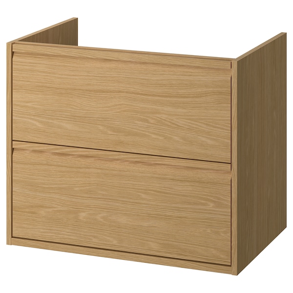 IKEA ÄNGSJÖN Bathroom vanity with drawers, 30x21x25 1/8 in Oak Effect, Ikea Ireland | 2813JGWBL