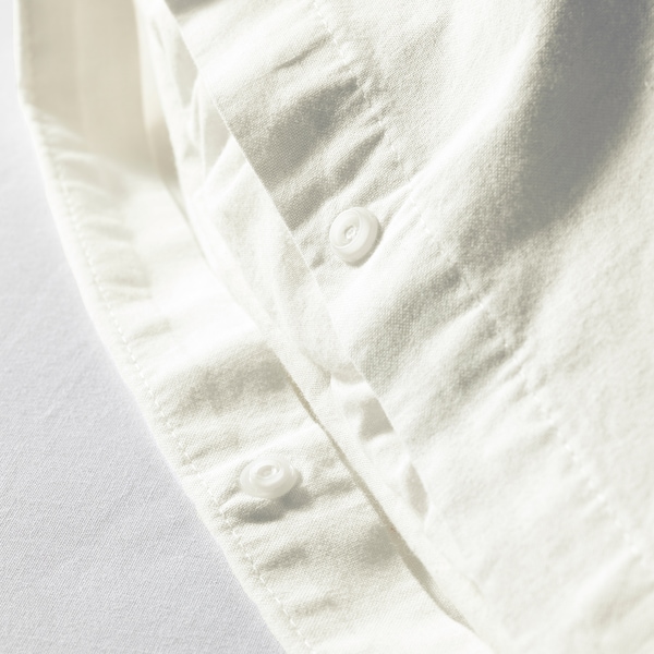 IKEA ÄNGSLILJA duvet cover and pillowcase(s), Full/Queen (Double/Queen) White, Ikea Ireland | 4502ZXRJH
