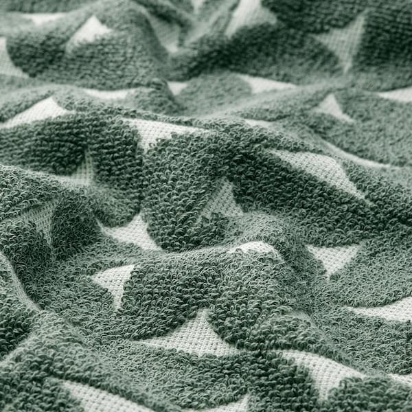 IKEA ÄNGSNEJLIKA bath sheet, 39x59 in Gray / Green, Ikea Ireland | 3897BGXLE