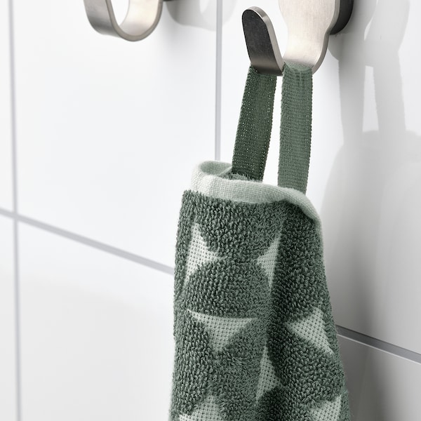 IKEA ÄNGSNEJLIKA bath sheet, 39x59 in Gray / Green, Ikea Ireland | 3897BGXLE