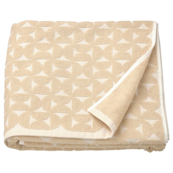 IKEA ÄNGSNEJLIKA bath sheet, 39x59 in Light Beige, Ikea Ireland | 8376HNVRQ