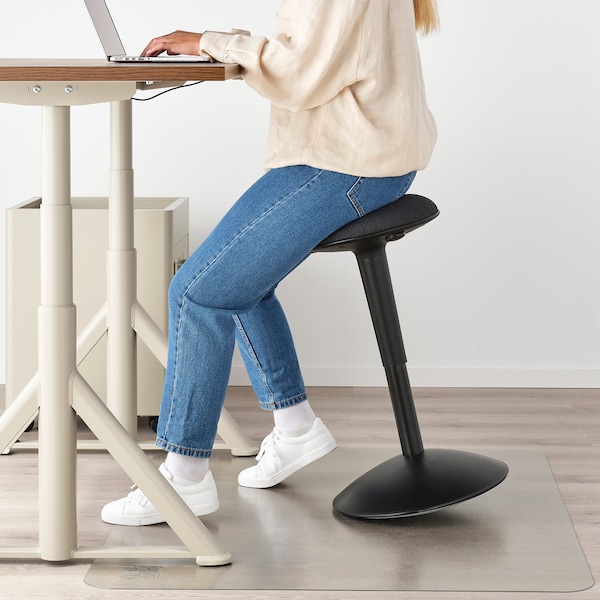 IKEA NILSERIK standing suppor Black / Vissle Dark Gray, Ikea Ireland | 5317VYIFG