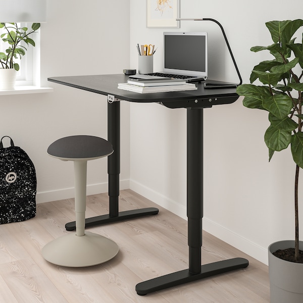 IKEA NILSERIK standing support Beige / Vissle Dark Gray, Ikea Ireland | 9517WJBOG