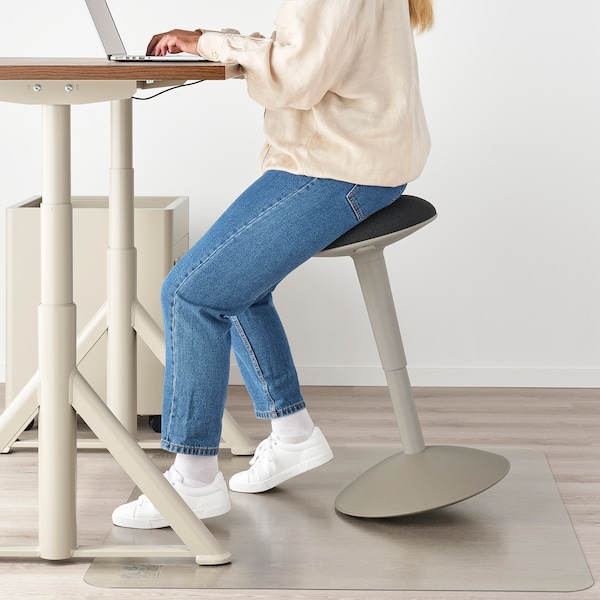 IKEA NILSERIK standing support Beige / Vissle Dark Gray, Ikea Ireland | 9517WJBOG