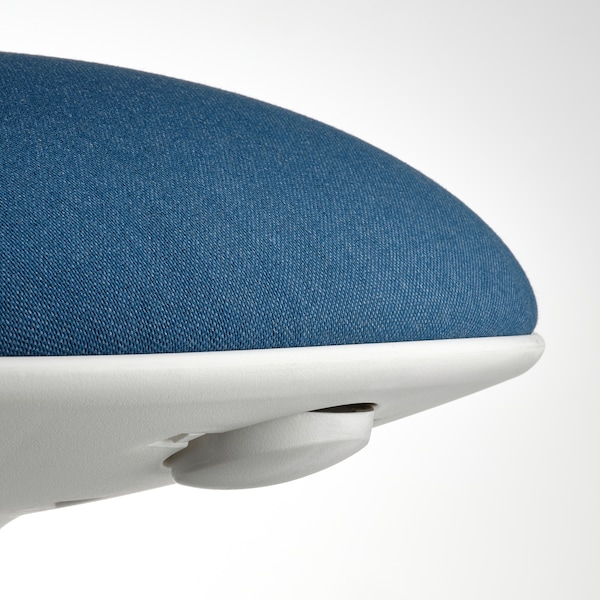 IKEA NILSERIK standing support White / Vissle Dark Blue, Ikea Ireland | 4829LVCYD
