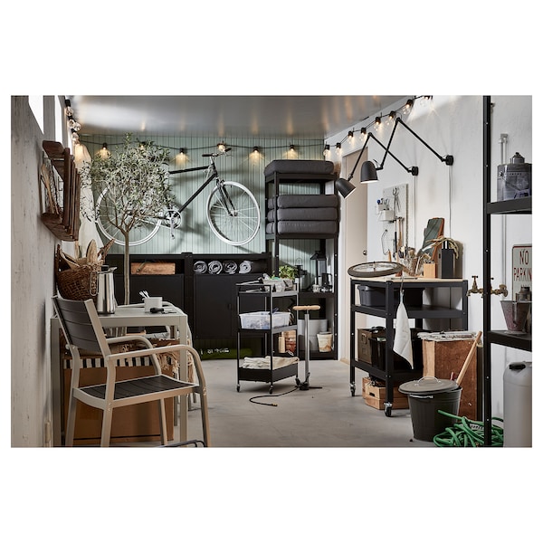 IKEA NISSAFORS Utility cart, black, Ikea Ireland | 7049GJRKO