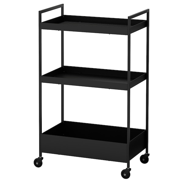 IKEA NISSAFORS Utility cart, black, Ikea Ireland | 7049GJRKO