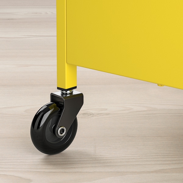 IKEA NISSAFORS utility cart, 19 7/8x11 3/4x32 5/8 in Yellow, Ikea Ireland | 0389PMZHE
