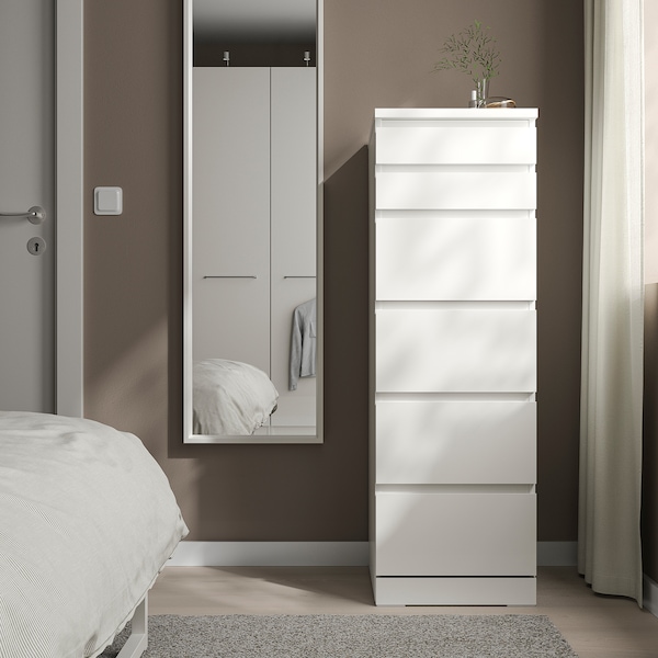 IKEA NISSEDAL mirror, 15 3/4x59 in White, Ikea Ireland | 3627NDYFX