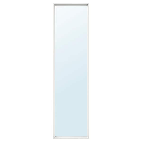 IKEA NISSEDAL mirror, 15 3/4x59 in White, Ikea Ireland | 3627NDYFX