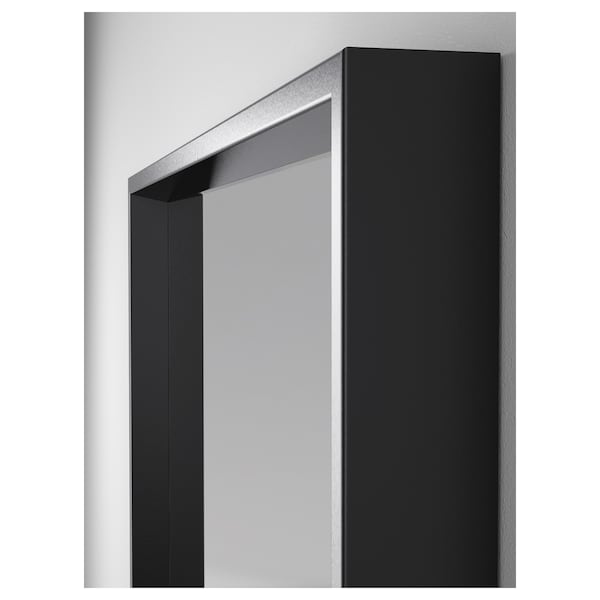 IKEA NISSEDAL mirror, 25 5/8x25 5/8 in Black, Ikea Ireland | 0945QUYZP