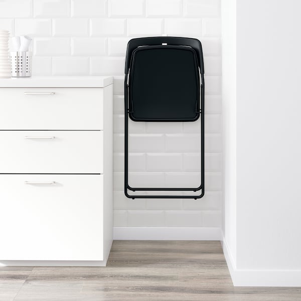 IKEA NISSE Folding chair, black, Ikea Ireland | 8179VXAMY