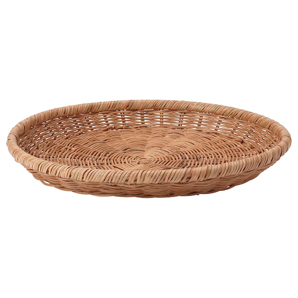 IKEA NÖJAKTIG decoration dish, rattan, 17 in, Ikea Ireland | 4023CJHNW