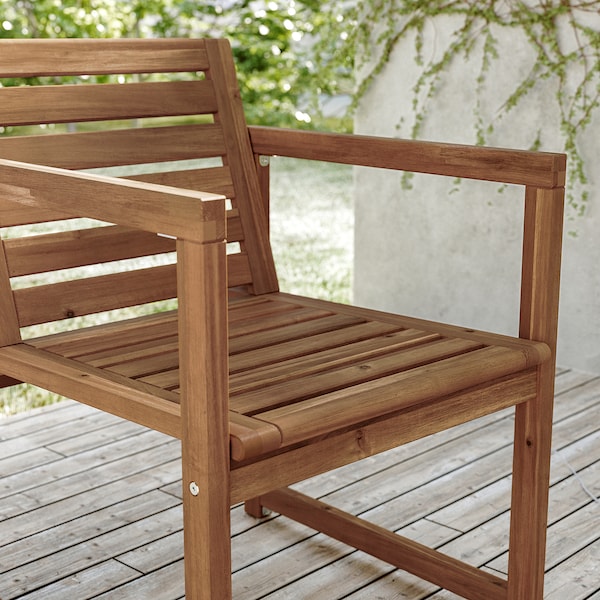 IKEA NÄMMARÖ armchair, outdoor Light Brown Stained, Ikea Ireland | 8274MDCRY