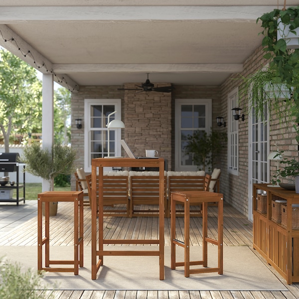 IKEA NÄMMARÖ bar stool, outdoor, light brown stained, Ikea Ireland | 8547PNSOR
