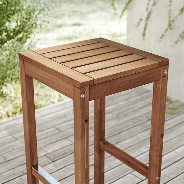 IKEA NÄMMARÖ bar stool, outdoor, light brown stained, Ikea Ireland | 8547PNSOR