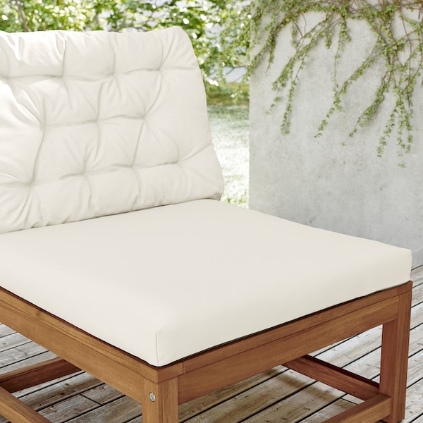 IKEA NÄMMARÖ chair, outdoor Light Brown Stained / Kuddarna Beige, Ikea Ireland | 1409DOAQH