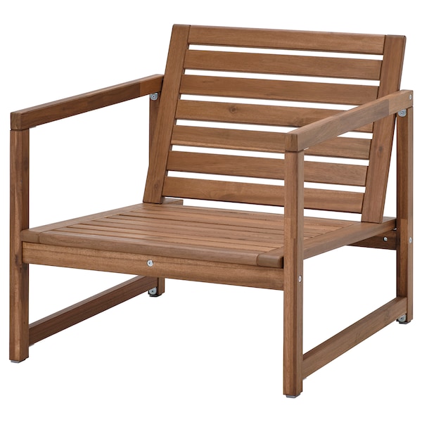 IKEA NÄMMARÖ lounge chair, outdoor, light brown stained, Ikea Ireland | 8149LJMRP