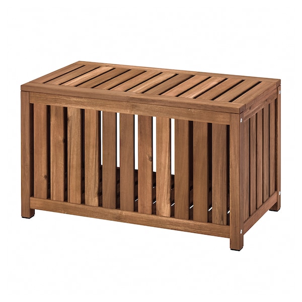 IKEA NÄMMARÖ storage box, light brown stained indoor/outdoor, 31 1/2x15 3/4x17 3/4 in, Ikea Ireland | 3014HQUIR