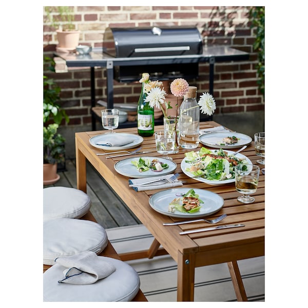 IKEA NÄMMARÖ table, outdoor, light brown stained, 55 1/8x29 1/2 in, Ikea Ireland | 5147QEPGH