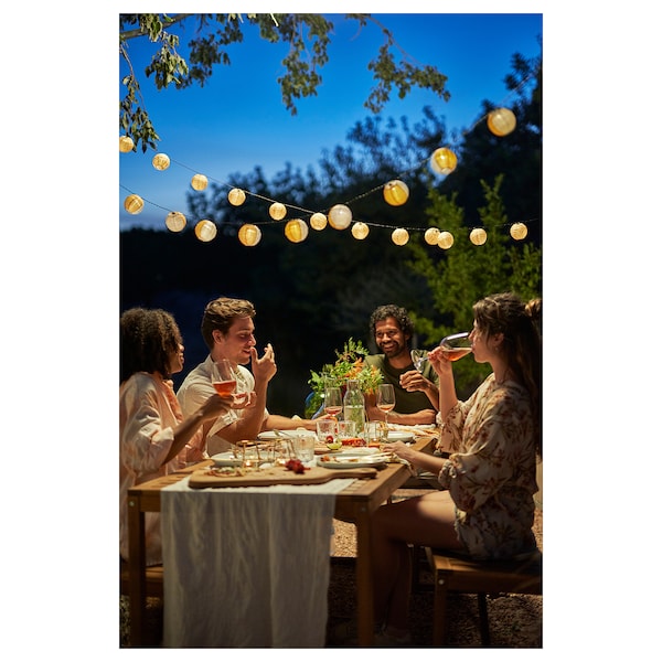 IKEA NÄMMARÖ table, outdoor, light brown stained, 78 3/4x29 1/2 in, Ikea Ireland | 0827ZTEMP