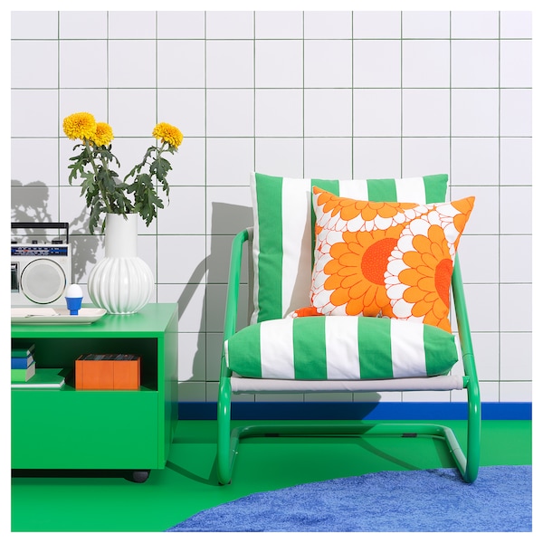 IKEA ÖNNESTAD armchair Radbyn White / Green, Ikea Ireland | 7048XSTOM