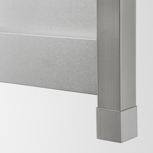 IKEA NOGSTA cover panel with legs, stainless steel, 15x35 in, Ikea Ireland | 5748AVSCL