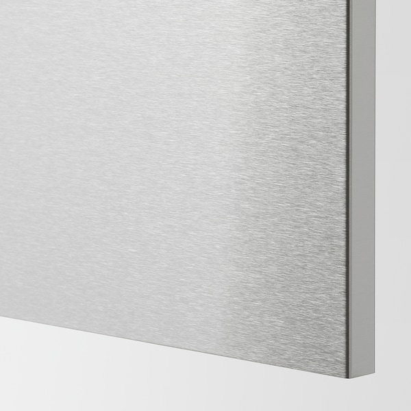 IKEA NOGSTA drawer front, stainless steel, 24x15 in, Ikea Ireland | 9167QTPJB