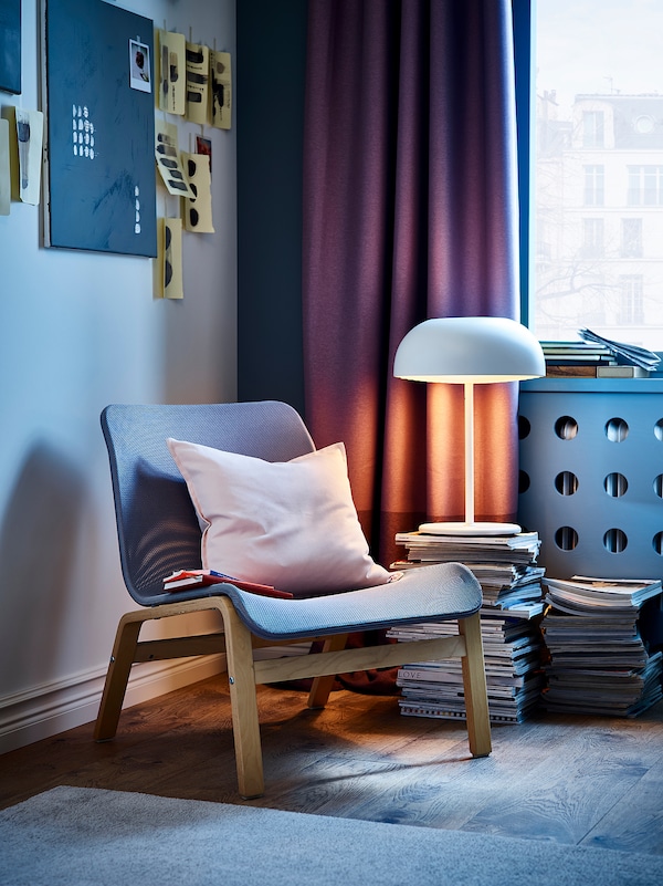 IKEA NOLMYRA Chair Birch Veneer, Gray, Ikea Ireland | 5490FMETY