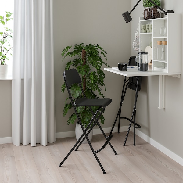 IKEA NORBERG / FRANKLIN table and 2 chairs White / Black, Ikea Ireland | 5319SEOCD
