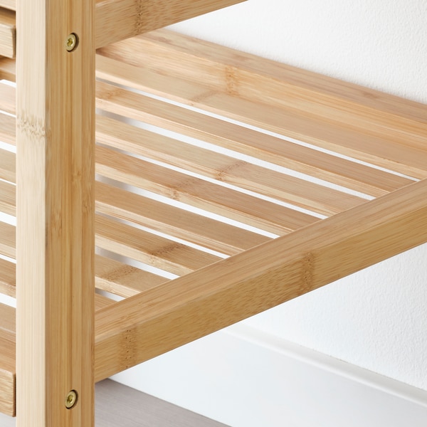 IKEA NORDKISA Nightstand, Width: 23 5/8 in Bamboo, Ikea Ireland | 7486OEYGL