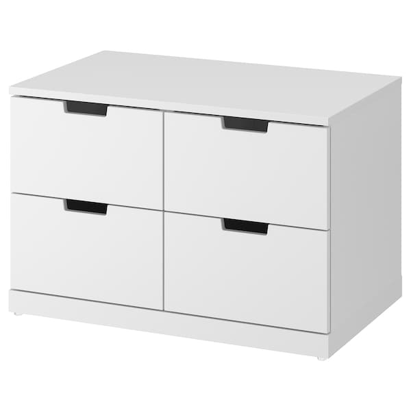 IKEA NORDLI 4-drawer dresser, 31 1/2x20 7/8 in White, Ikea Ireland | 2657HKZQB