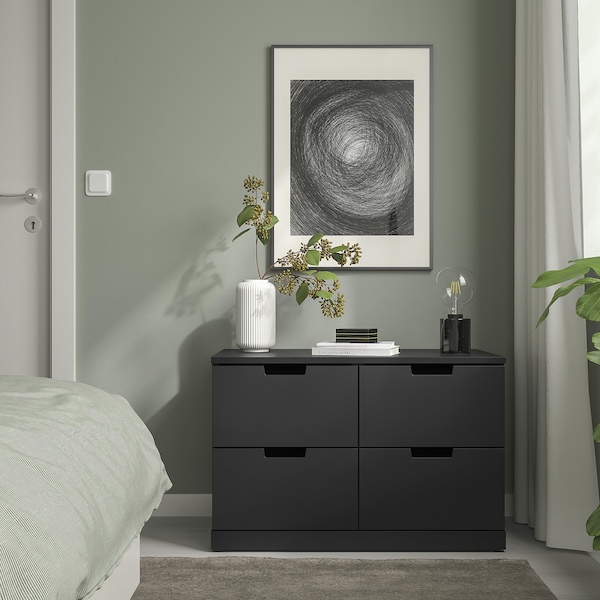 IKEA NORDLI 4-drawer dresser, 31 1/2x20 7/8 in Anthracite, Ikea Ireland | 6740ABIVY