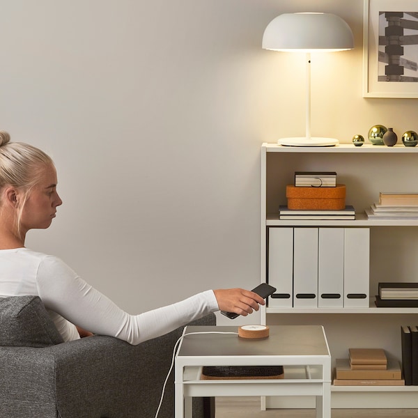 IKEA NORDMÄRKE wireless charger White / Cork, Ikea Ireland | 1540RGMIE