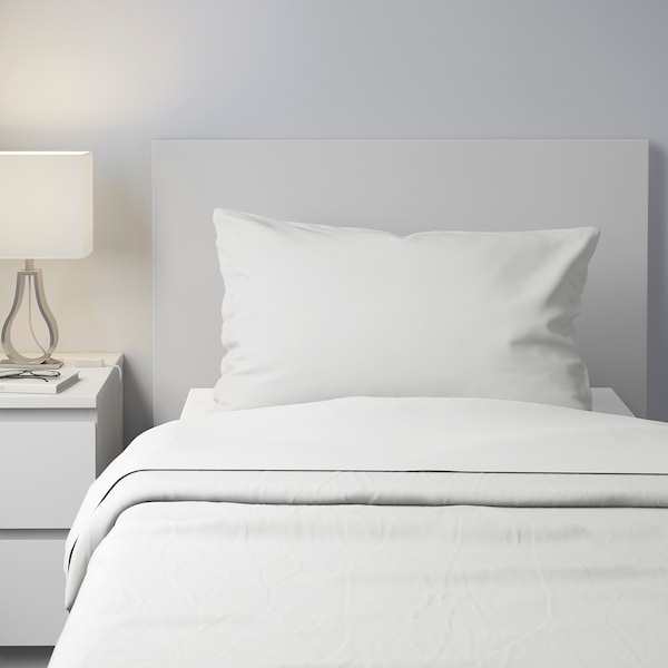 IKEA NORDRUTA sheet set, Twin White, Ikea Ireland | 8629PLCMV