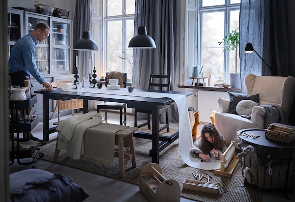 IKEA NORDVIKEN Chair Black, Ikea Ireland | 4056RAXWI