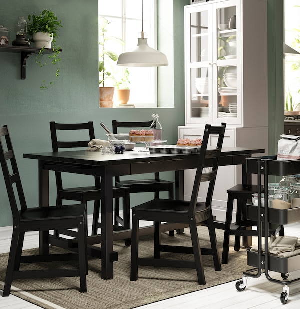 IKEA NORDVIKEN Chair Black, Ikea Ireland | 4056RAXWI