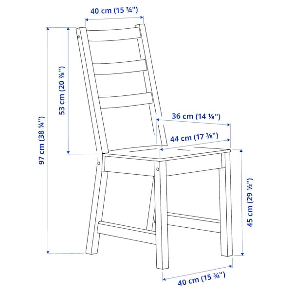 IKEA NORDVIKEN Chair White, Ikea Ireland | 4032TBDIH